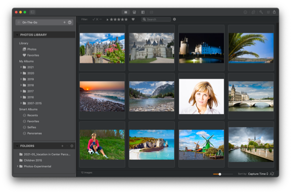 Photo Sense screenshot - Sources