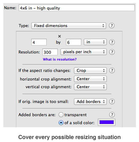 Resize Sense - Aspect ratio control