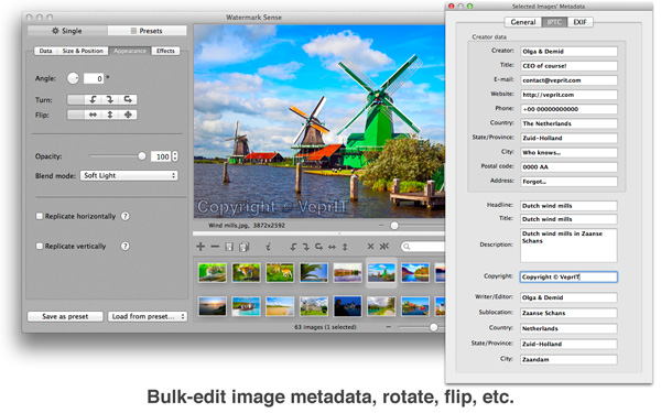 Watermark Sense - Image manipulation