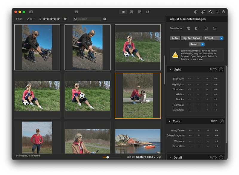 Edit photos on Mac with the photo editing app Photo Sense - VeprIT