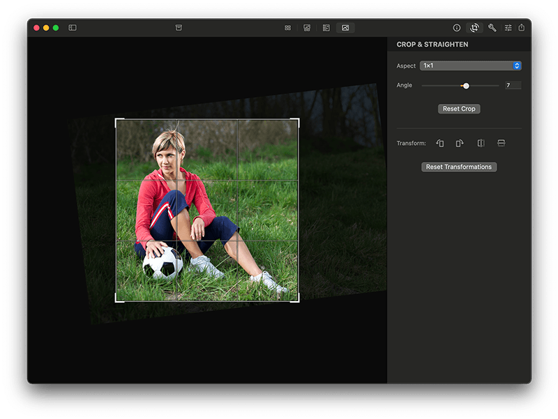 Edit photos on Mac with the photo editing app Photo Sense - VeprIT